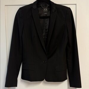 Armani Exchange: Elegant Black Women's Blazer